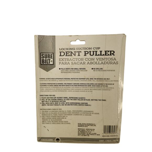 SureBilt Locking Suction Cup Dent Puller 130310-02BK New - Picture 2 of 2